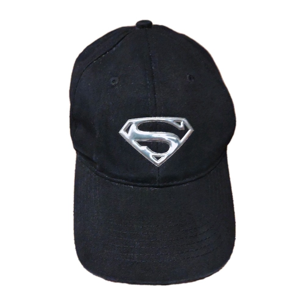 Superman Returns Movie Promo Hat Diet Pepsi Logo Black Ball Cap DC Comics 2006